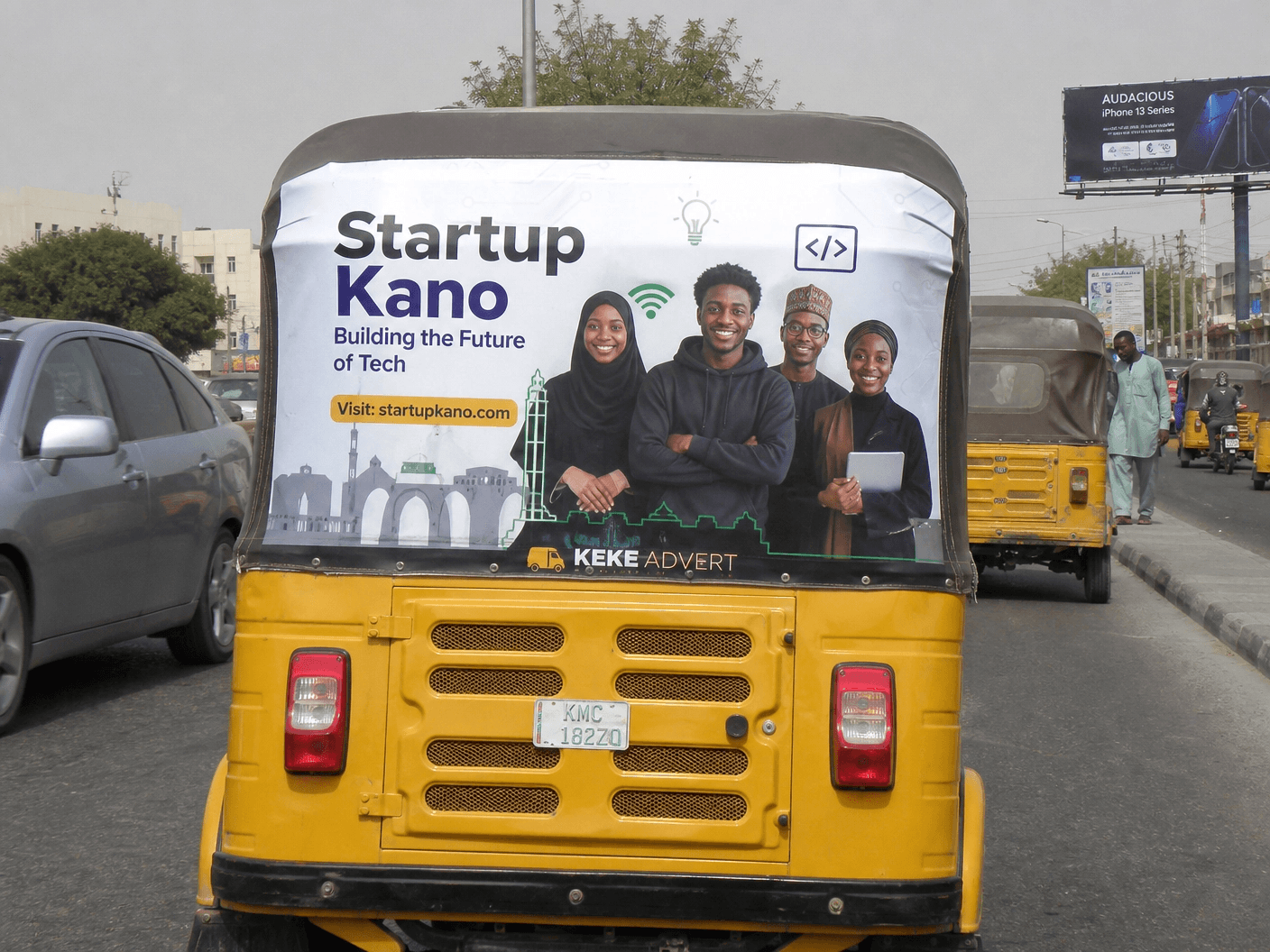 Keke Advert campaign for Startup Kano