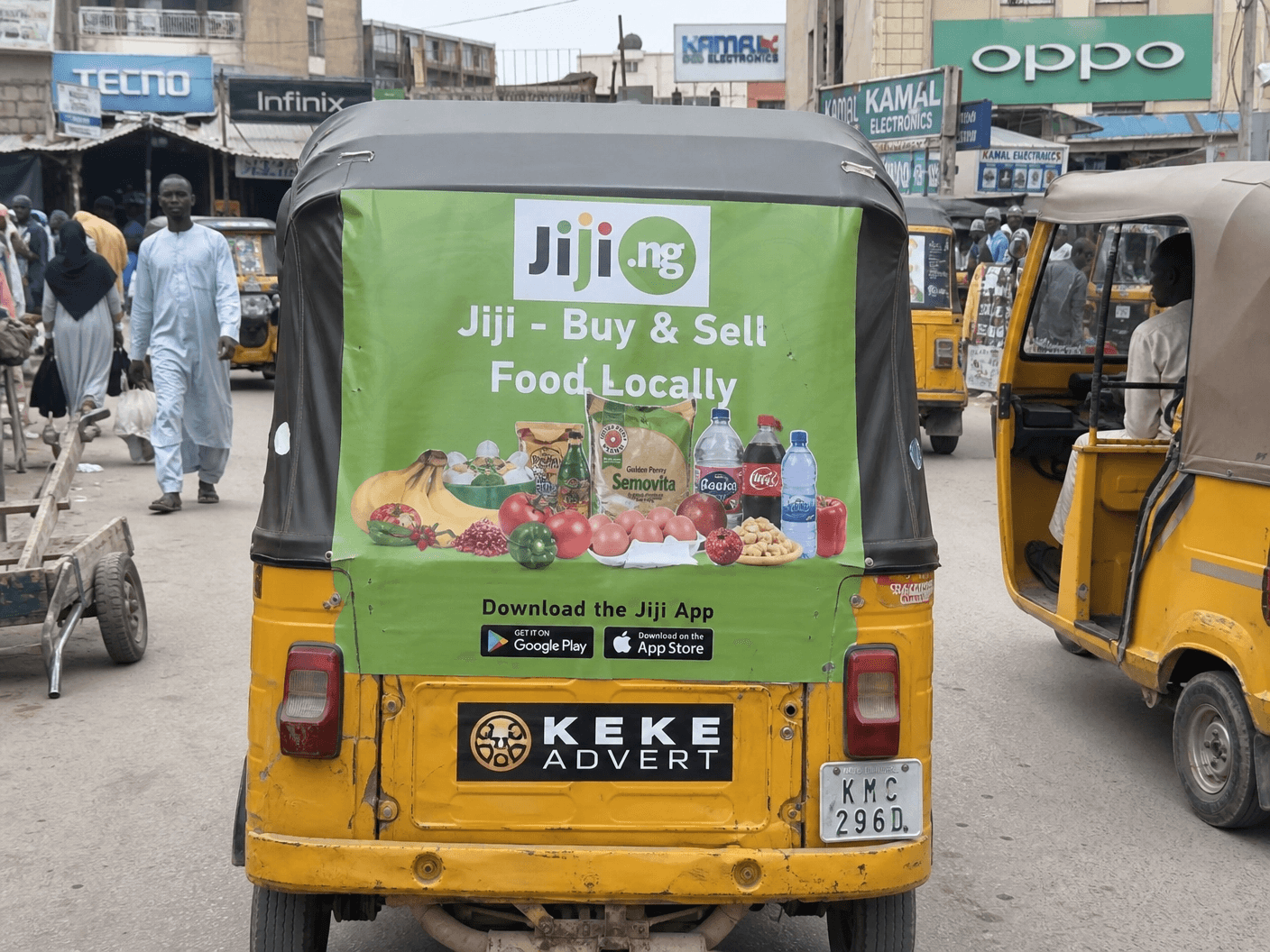 Keke Advert campaign for Jiji.ng